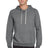 JERZEES Men's Snow Heather French Terry Raglan Hooded Sweatshirt
