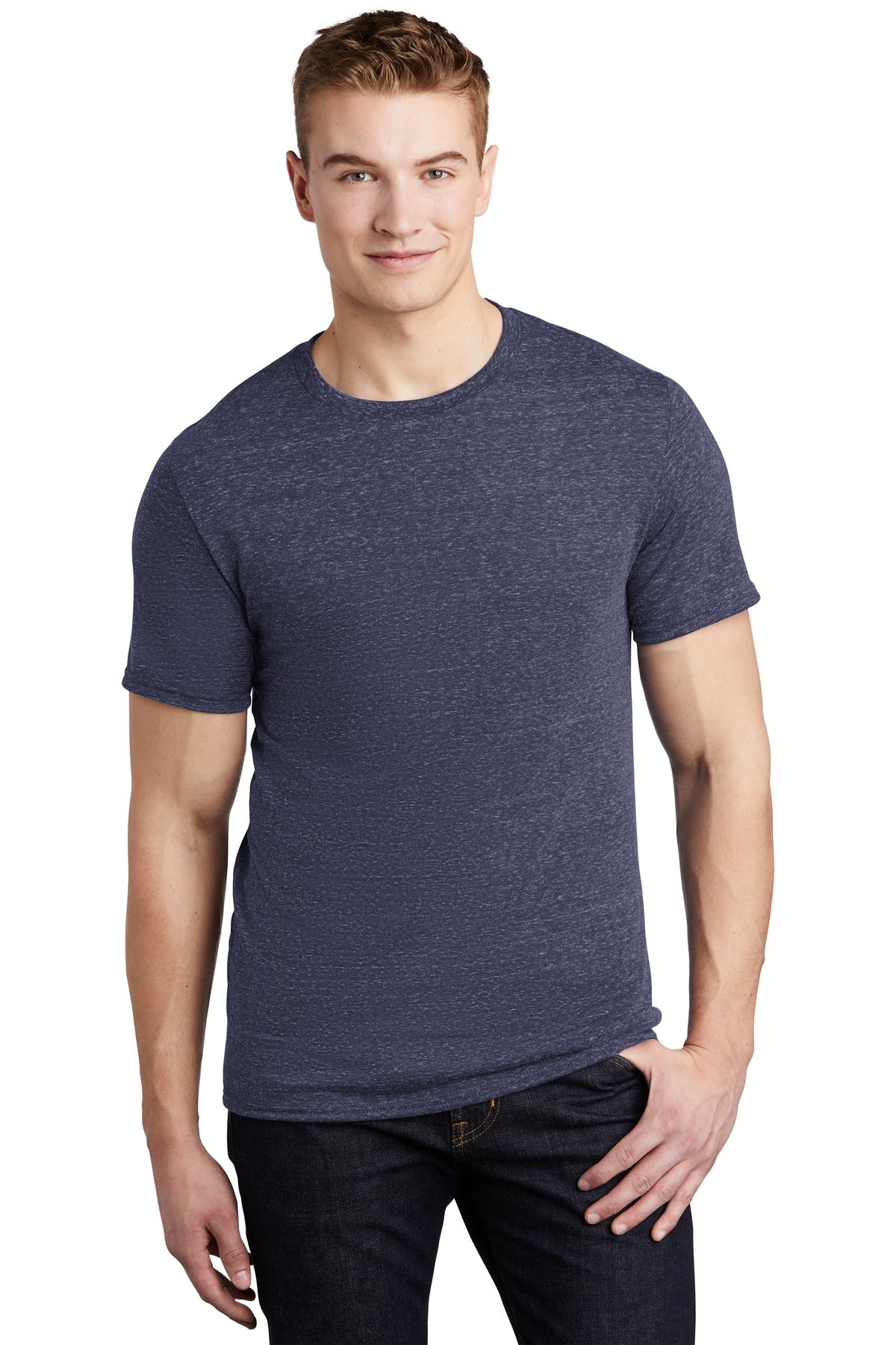 Jerzees Men's    Snow Heather Jersey T-Shirt 88M