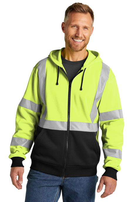 CornerStone Men's   A107 Class 3 Heavy-Duty Fleece Full-Zip Hoodie CSF300