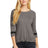 New Era Women's    Tri-Blend 3/4-Sleeve Tee LNEA136