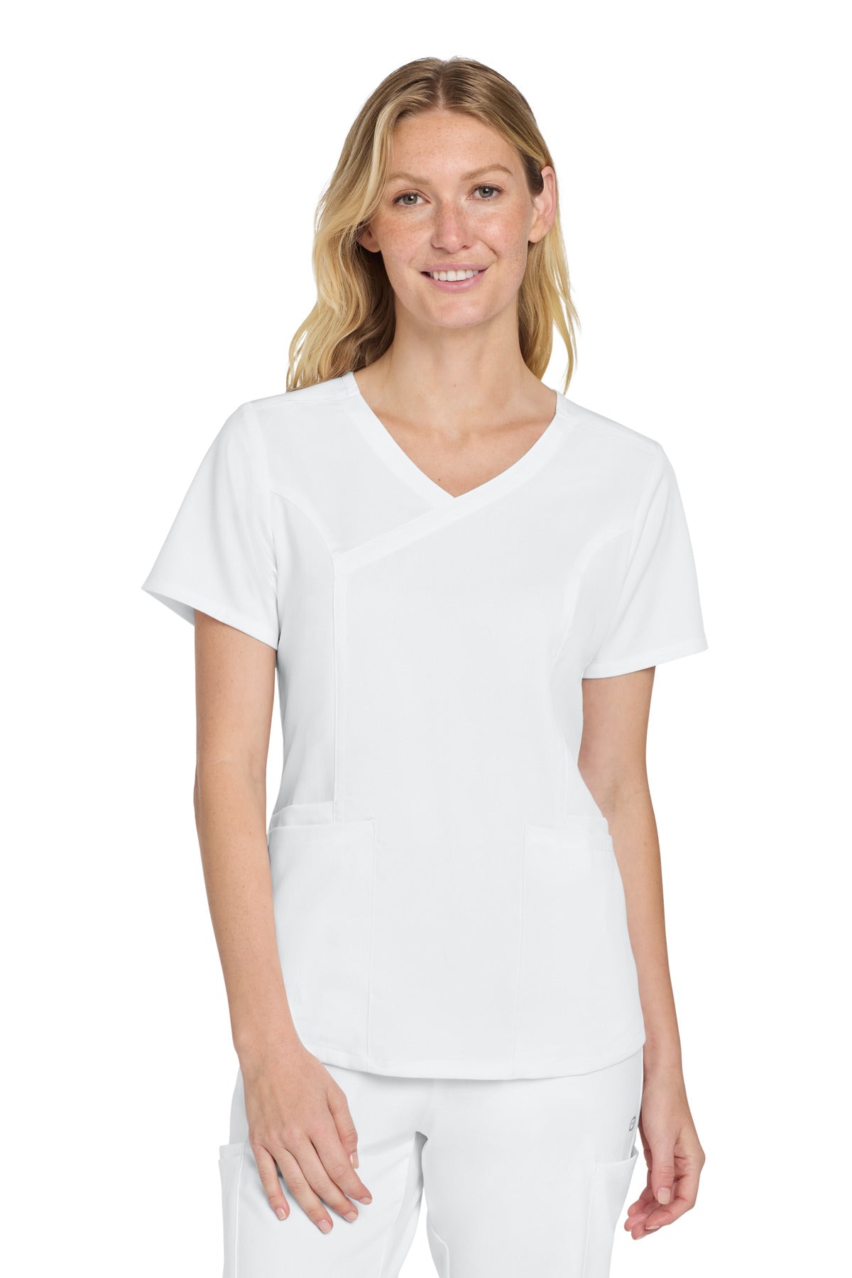 Wink Women's   Premiere Flex   Mock Wrap Top WW4268