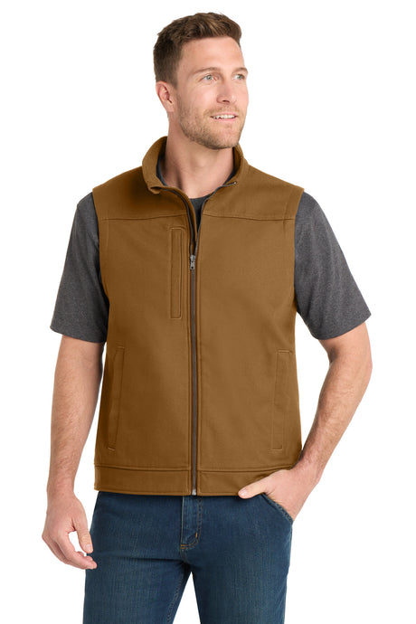 CornerStone Men's   Duck Bonded Soft Shell Vest CSV60