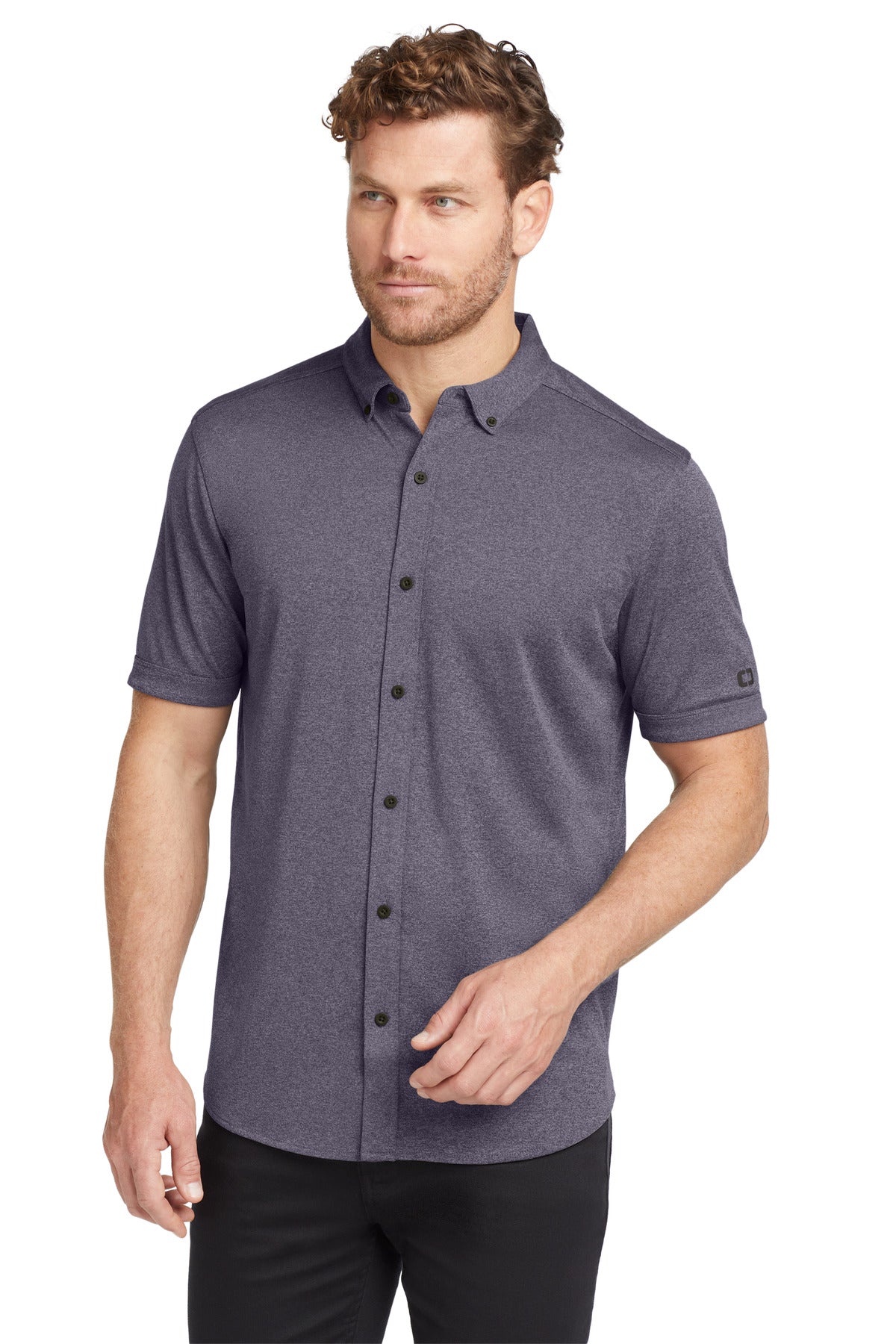 OGIO Men's    Gravitate Full-Button Polo