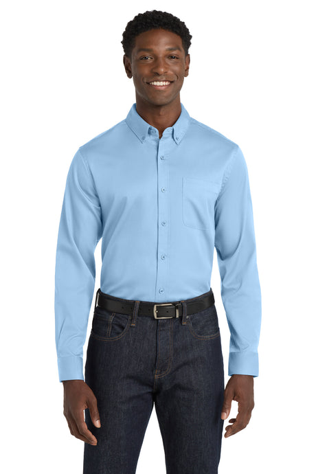 Port Authority Men's   Long Sleeve SuperPro React   Twill Shirt