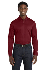Port Authority Men's   Long Sleeve SuperPro React   Twill Shirt