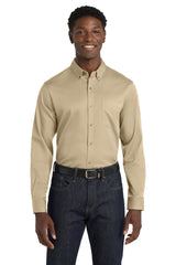 Port Authority Men's   Long Sleeve SuperPro React   Twill Shirt
