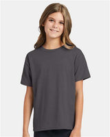 Hanes Youth EcoSmart 50/50 Cotton/Poly T-Shirt-4