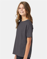 Hanes Youth EcoSmart 50/50 Cotton/Poly T-Shirt-5