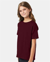 Hanes Youth EcoSmart 50/50 Cotton/Poly T-Shirt-5