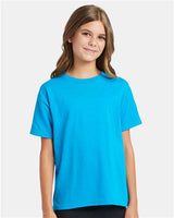 Hanes Youth EcoSmart 50/50 Cotton/Poly T-Shirt-4