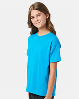 Hanes Youth EcoSmart 50/50 Cotton/Poly T-Shirt-5