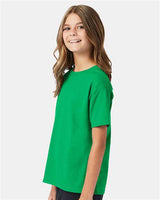 Hanes Youth EcoSmart 50/50 Cotton/Poly T-Shirt-5