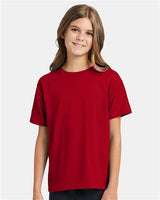 Hanes Youth EcoSmart 50/50 Cotton/Poly T-Shirt-4
