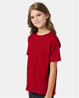 Hanes Youth EcoSmart 50/50 Cotton/Poly T-Shirt-5
