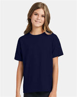 Hanes Youth EcoSmart 50/50 Cotton/Poly T-Shirt-4