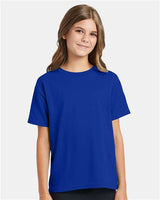 Hanes Youth EcoSmart 50/50 Cotton/Poly T-Shirt-4