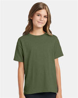 Hanes Youth EcoSmart 50/50 Cotton/Poly T-Shirt-3