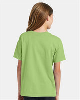 Hanes Youth EcoSmart 50/50 Cotton/Poly T-Shirt-6