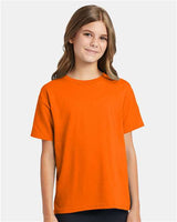 Hanes Youth EcoSmart 50/50 Cotton/Poly T-Shirt-3