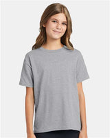 Hanes Youth EcoSmart 50/50 Cotton/Poly T-Shirt-4