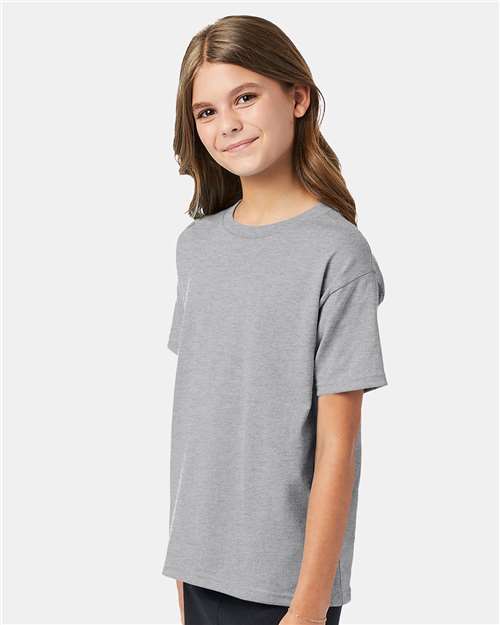 Hanes Youth EcoSmart 50/50 Cotton/Poly T-Shirt-5