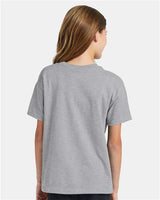 Hanes Youth EcoSmart 50/50 Cotton/Poly T-Shirt-6