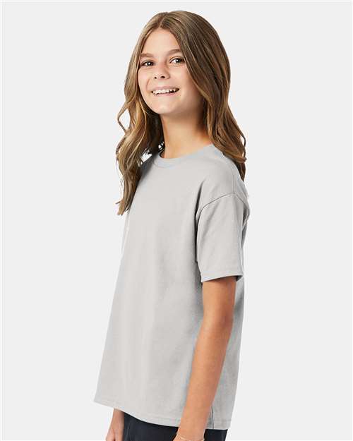 Hanes Youth EcoSmart 50/50 Cotton/Poly T-Shirt-5