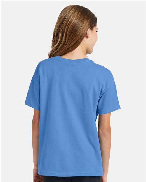 Hanes Youth EcoSmart 50/50 Cotton/Poly T-Shirt-6