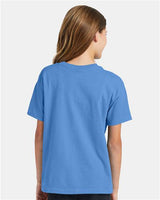 Hanes Youth EcoSmart 50/50 Cotton/Poly T-Shirt-6