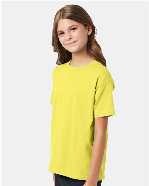 Hanes Youth EcoSmart 50/50 Cotton/Poly T-Shirt-5