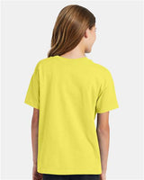 Hanes Youth EcoSmart 50/50 Cotton/Poly T-Shirt-6