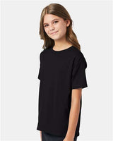 Hanes Youth EcoSmart 50/50 Cotton/Poly T-Shirt-5