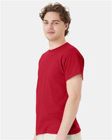 Hanes Men's EcoSmart 50/50 Cotton/Poly T-Shirt-4