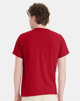 Hanes Men's EcoSmart 50/50 Cotton/Poly T-Shirt-5