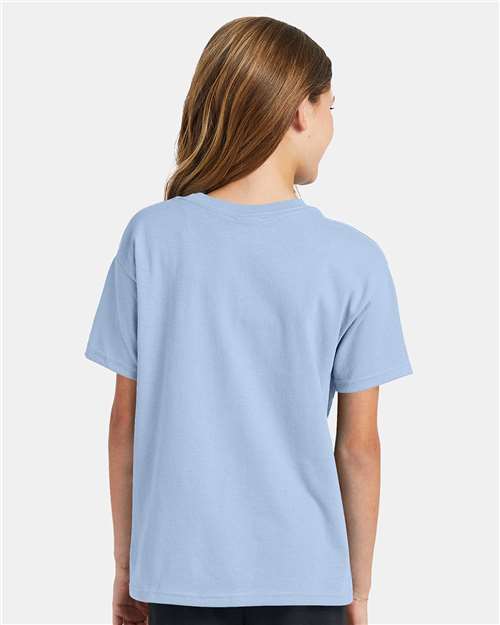 Hanes Youth EcoSmart 50/50 Cotton/Poly T-Shirt-6