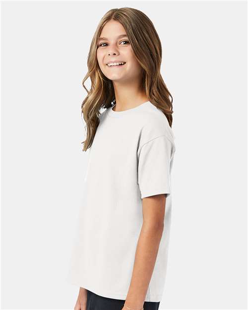 Hanes Youth EcoSmart 50/50 Cotton/Poly T-Shirt-5
