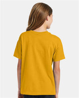 Hanes Youth EcoSmart 50/50 Cotton/Poly T-Shirt-6