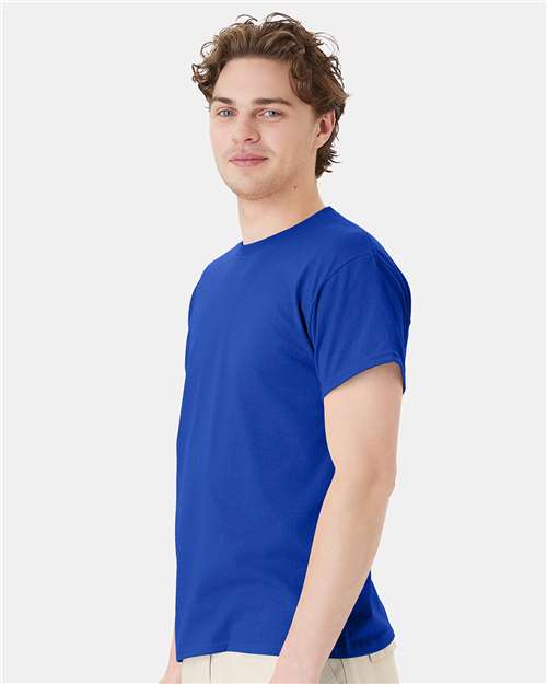 Hanes Men's EcoSmart 50/50 Cotton/Poly T-Shirt-4