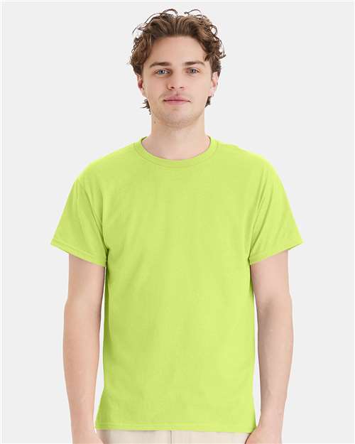 Hanes Men's EcoSmart 50/50 Cotton/Poly T-Shirt-3