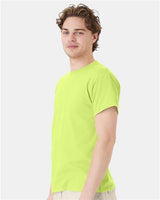 Hanes Men's EcoSmart 50/50 Cotton/Poly T-Shirt-4