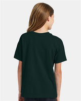 Hanes Youth EcoSmart 50/50 Cotton/Poly T-Shirt-6