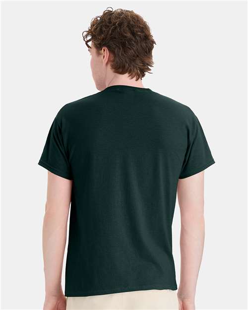 Hanes Men's EcoSmart 50/50 Cotton/Poly T-Shirt-5