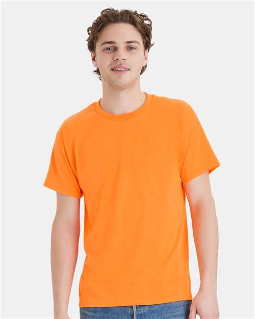 Hanes Men's EcoSmart 50/50 Cotton/Poly T-Shirt-3