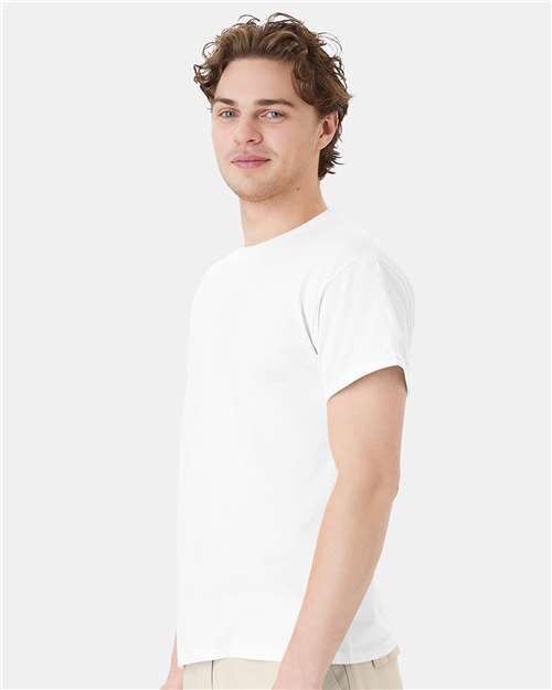 Hanes Men's EcoSmart 50/50 Cotton/Poly T-Shirt-4