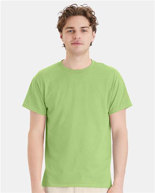 Hanes Men's EcoSmart 50/50 Cotton/Poly T-Shirt-3