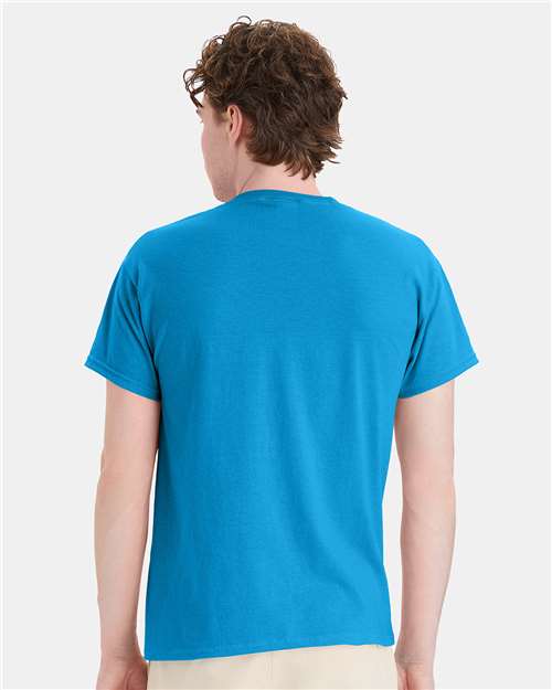 Hanes Men's EcoSmart 50/50 Cotton/Poly T-Shirt-5