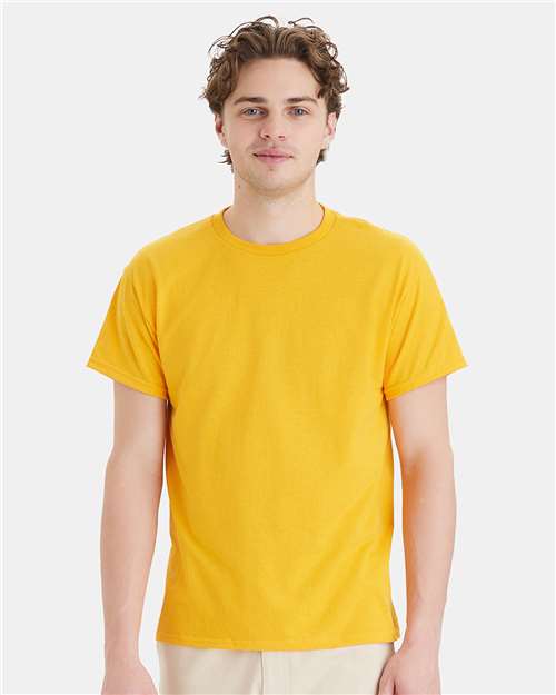 Hanes Men's EcoSmart 50/50 Cotton/Poly T-Shirt-3