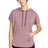 New Era Women's    Performance Terry Short Sleeve Hoodie LNEA533