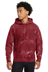 Champion Men's    Reverse Weave    Scrunch-Dye Tie-Dye Hooded Sweatshirt