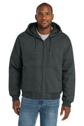 CornerStone Men's   Duck Cloth Hooded Work Jacket